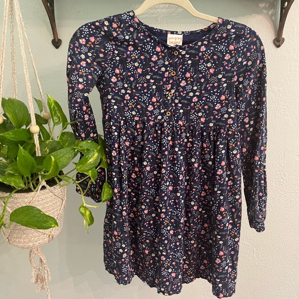 Floral midi dress by Jumping bean, size 8